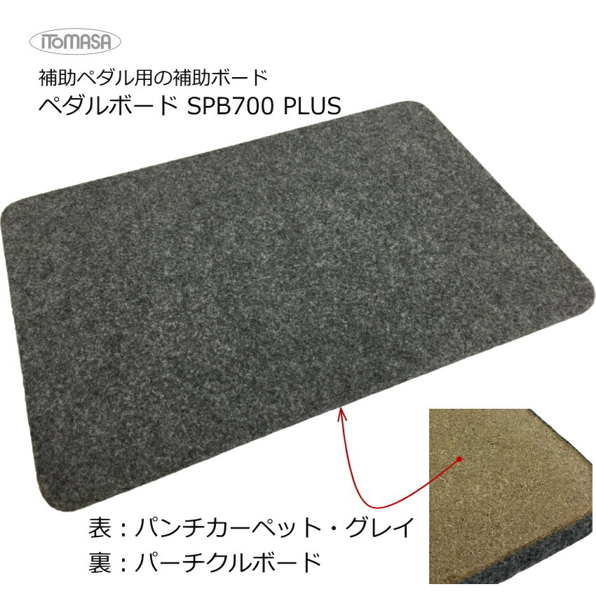 B級品特価 イトマサ 補助台用 高さ調整ボード グレイ 450×300×15の画像