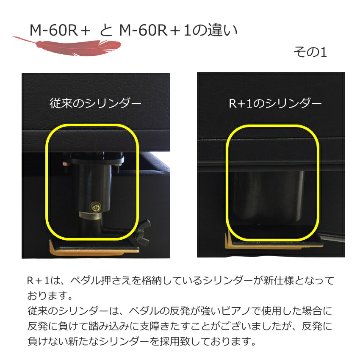 ピアノ補助ペダル 定番 M-60R+ コンクールて使える 高く上がる 軽く踏めるの画像