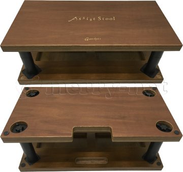 ピアノ補助ペダル アシストペダルとピアノ足台 アシストスツール 茶色の画像