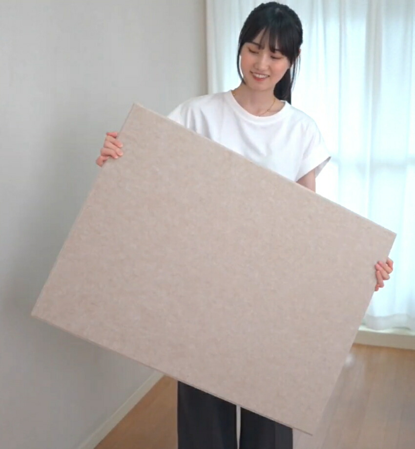 【簡単取付】 防音パネル 断熱ボード 吸音シート 壁用 DIYリフォームに最適 60×80cm 3枚セットの画像