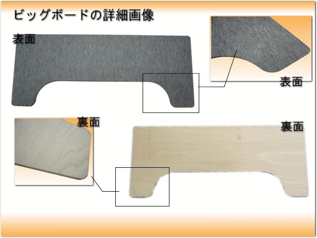 【大きめサイズ161cm×65cm】ピアノ用 床補強ボード：甲南 ビッグボード BB ダークグレイの画像