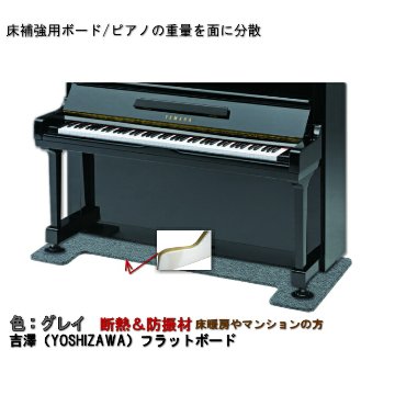 ピアノ用 防音＆断熱タイプ 床補強ボード：吉澤 フラットボード静 FBS グレイ■メーカー直送品の画像