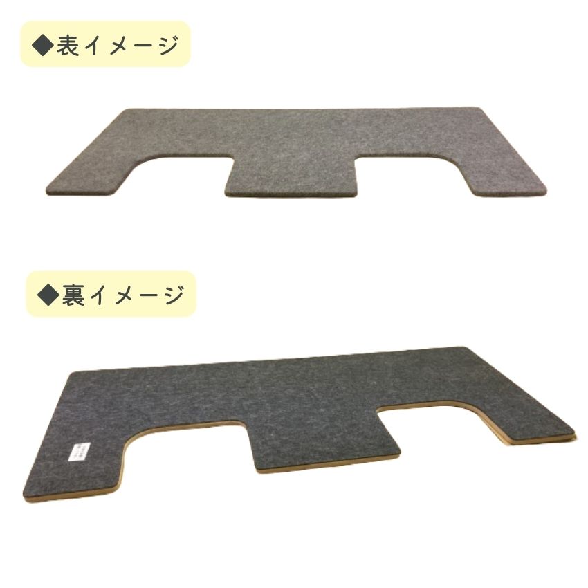 イトマサ ビッグパネルプラス 断熱 グレー ピアノの重量を面に分散 ピアノボード 耐熱 防振 ピアノ防音グッズ ITOMASA 補助台併用可の画像