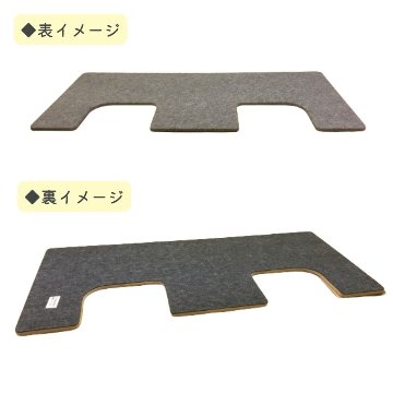 イトマサ ビッグパネルプラス 断熱 グレー ピアノの重量を面に分散 ピアノボード 耐熱 防振 ピアノ防音グッズ ITOMASA 補助台併用可の画像
