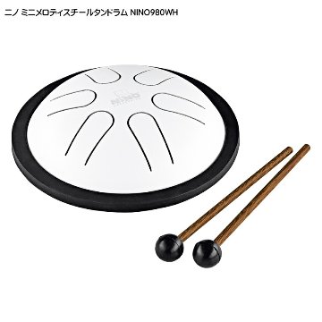 ニノ ミニメロディ スチールタンドラム NINO980WH 鈴木楽器 MEINL マイネルの画像
