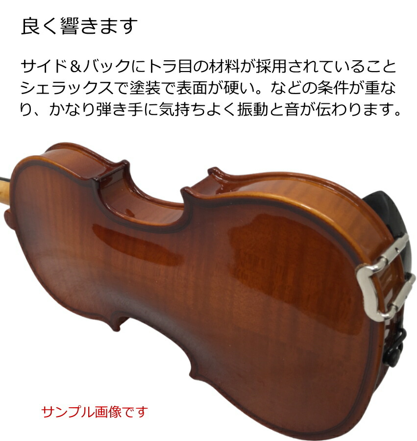 分数バイオリン ステンター SV-320 子供用 1/2サイズ 6点セット STENTOR 身長125～130cm対象の画像
