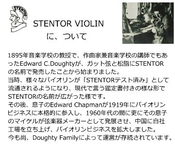 分数バイオリン ステンター SV-320 子供用 1/2サイズ 6点セット STENTOR 身長125～130cm対象の画像