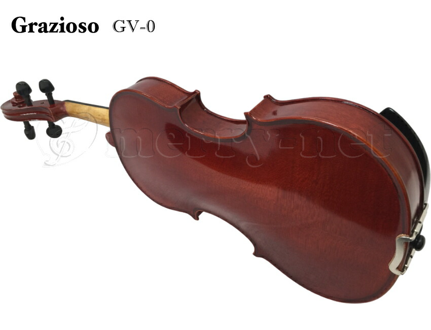 Grazioso 初心者向け バイオリン 調整後出荷  GV-0 1/2サイズ 4点セット 分数サイズ グラッツィオーゾの画像