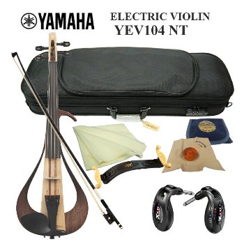 YAMAHA エレキバイオリン YEV104 ナチュラル ワイヤレスセットの画像