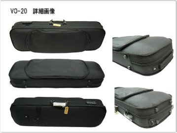 GALAX 軽量 バイオリンケース VO-20 ブラック「肩当て＆楽譜や譜面台まで収納できる」ギャラックスの画像