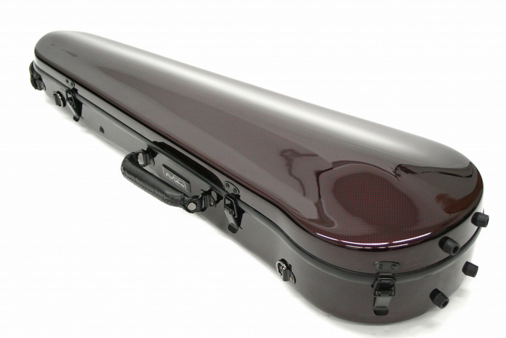 カーボンファイバー製 バイオリン ケースCFV-2 ワインレッド CFV2-WRDの画像
