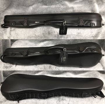 東洋 バイオリンケース プリュームABSヴィオ 黒「機内持ち込み可能なサイズ 軽くて丈夫なハードケースです」の画像
