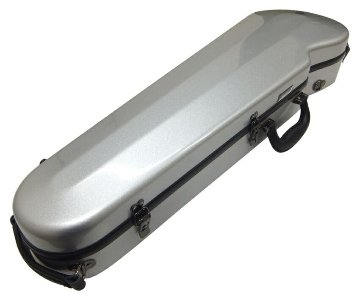 本革製 弓留めセット■イーストマン バイオリンケース「シルバー」CAVL16 定番 グラスファイバー ハードケース EASTMAN STANDARDの画像