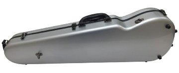 本革製 弓留めセット■イーストマン バイオリンケース「シルバー」CAVL16 定番 グラスファイバー ハードケース EASTMAN STANDARDの画像