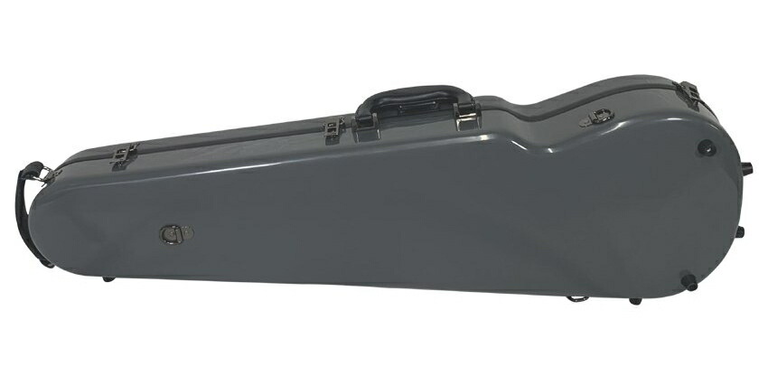 本革製 弓留めセット■イーストマン バイオリンケース「ダークグレイ」CAVL16 定番 グラスファイバー ハードケース EASTMAN STANDARDの画像