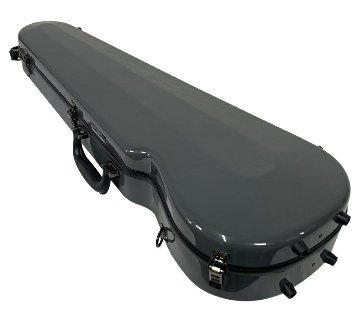本革製 弓留めセット■イーストマン バイオリンケース「ダークグレイ」CAVL16 定番 グラスファイバー ハードケース EASTMAN STANDARDの画像
