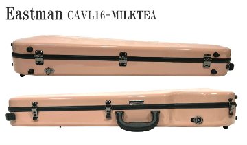 本革製 弓留めセット■イーストマン バイオリンケース「ミルクティ」CAVL16 定番 グラスファイバー ハードケース EASTMAN STANDARD■予約商品の画像