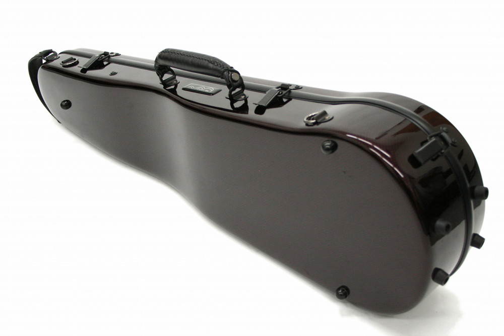 ドライフォルテ付き Carbon Mac カーボンマック バイオリンケース CFV-2 ワインレッド WRD カーボンファイバー製の画像