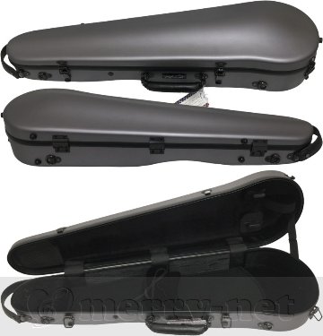 ドライフォルテ付き Carbon Mac カーボンマック バイオリンケース CFV-2S サテン シルバー SLV カーボンファイバー製の画像