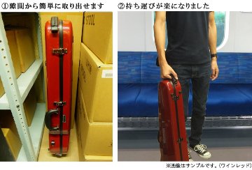 バイオリンケース イーストマン スタンダード CAVL16 ネイビー EASTMANの画像