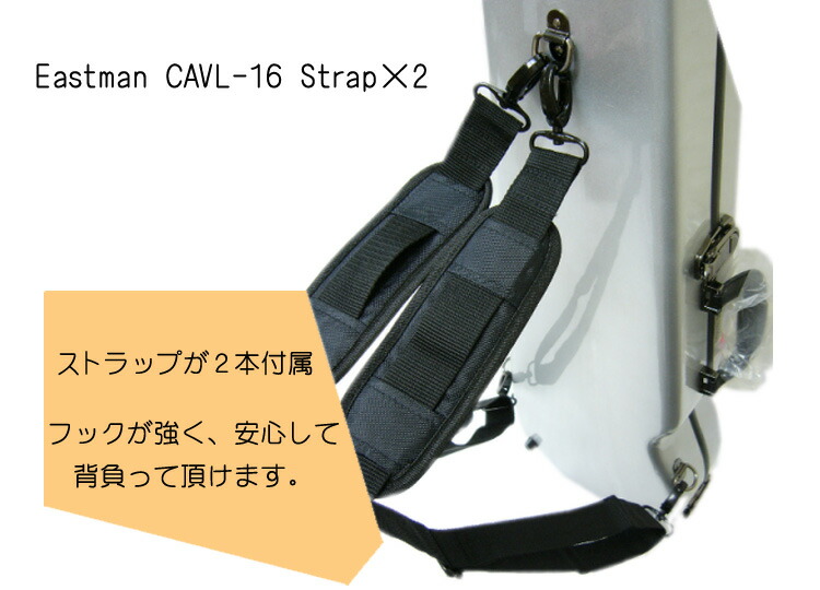 イーストマン バイオリンケース 「カフェ×グレイフレーム」CAVL16/定番 バイオリン ハードケース CAVL-16 EASTMANの画像
