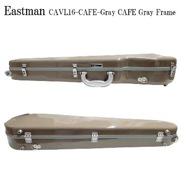 イーストマン バイオリンケース 「カフェ×グレイフレーム」CAVL16/定番 バイオリン ハードケース CAVL-16 EASTMANの画像