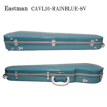 イーストマン バイオリンケース 「レインブルー×グレイフレーム」CAVL16/定番 バイオリン ハードケース CAVL-16 EASTMANの画像