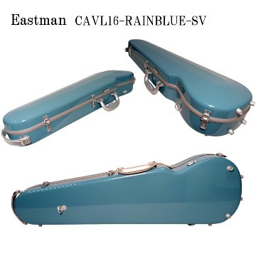 イーストマン バイオリンケース 「レインブルー×グレイフレーム」CAVL16/定番 バイオリン ハードケース CAVL-16 EASTMANの画像