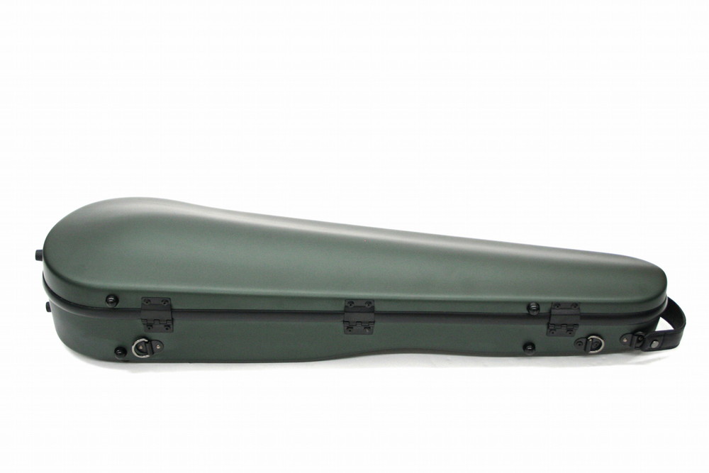 Carbon Mac ( カーボンマック ) カーボンファイバー製 バイオリン ケースCFV-2S【サテンダークグリーン】 CFV2S-GRN【楽譜バッグ/レインコートセット】の画像