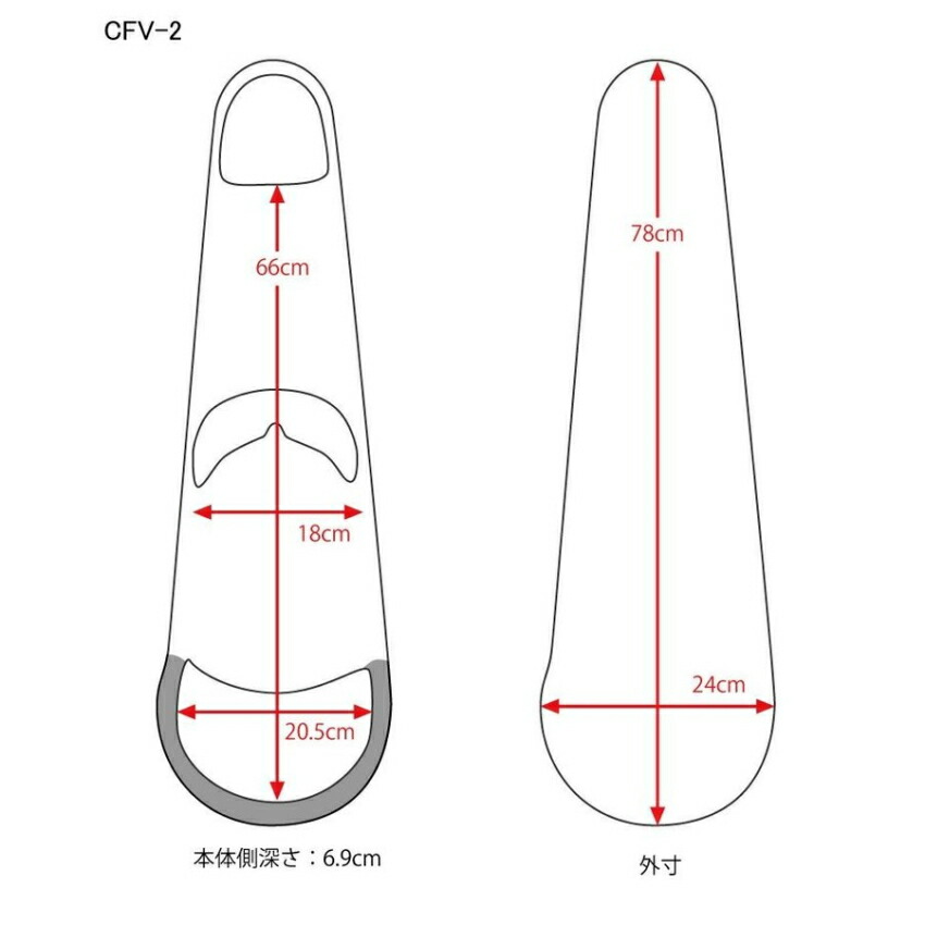 Carbon Mac ( カーボンマック ) カーボンファイバー製 バイオリン ケースCFV-2S【サテンダークグリーン】 CFV2S-GRN【楽譜バッグ/レインコートセット】の画像
