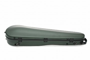Carbon Mac ( カーボンマック ) カーボンファイバー製 バイオリン ケースCFV-2S【サテンダークグリーン】 CFV2S-GRN【楽譜バッグ/レインコートセット】の画像