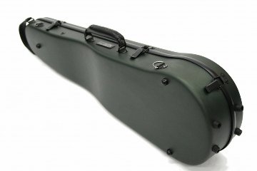 Carbon Mac ( カーボンマック ) カーボンファイバー製 バイオリン ケースCFV-2S【サテンダークグリーン】 CFV2S-GRN【楽譜バッグ/レインコートセット】の画像