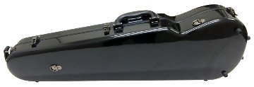 イーストマン バイオリンケース「ブラック」CAVL16/定番 グラスファイバー ハードケース■楽譜バッグ/レインコートセットの画像