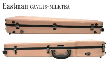 イーストマン バイオリンケース「ミルクティ」CAVL16/定番 グラスファイバー ハードケース■楽譜バッグ/レインコートセットの画像