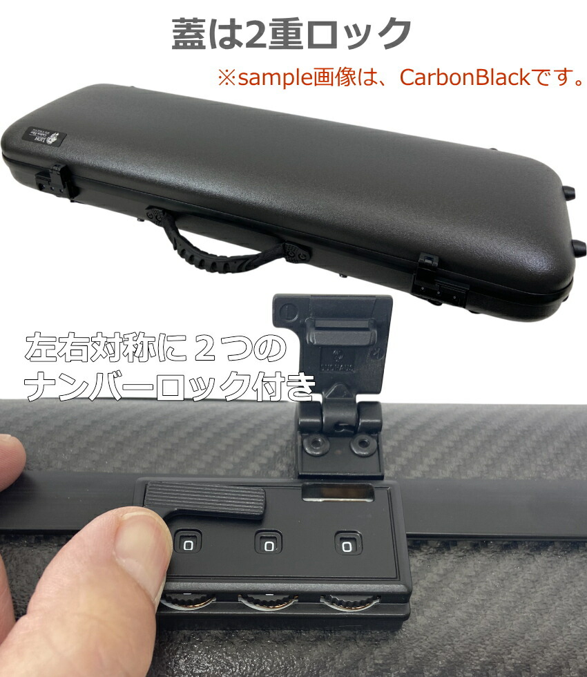 LION カーボン バイオリンケース SolidPro 上位モデル スノーホワイトの画像