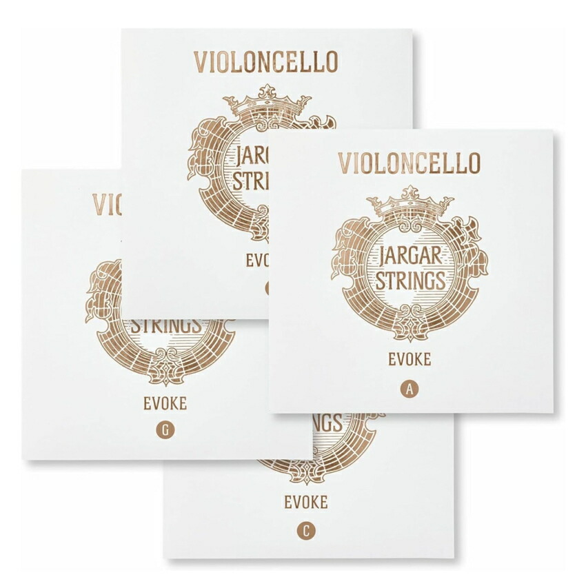 Jargar Evoke チェロ弦 セット 4/4 デンマーク製 ヤーガー イヴォークの画像