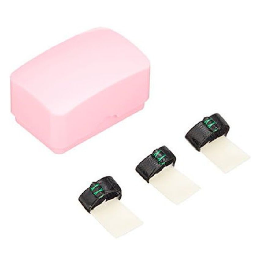 教育用箏爪 全音 教育用 箏爪セット 全音箏爪セット 小セット 教育用 KT-10 中セット KT-11 大セット KT-12 大大セット KT-13 Case付 メール便対応 2点までの画像