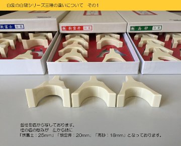 白象 高砂（白龍） 13弦お箏用琴柱セットの画像