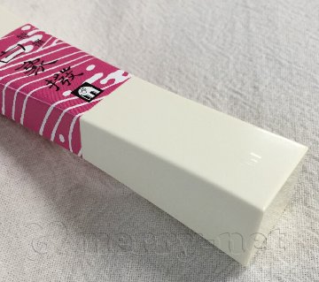 定番の津軽三味線用バチ 樹脂製 撥 白 14号の画像