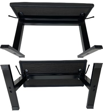 本革 昇降楽 ピアノ椅子 HIDRAU BM-45HP エアースプリング式の画像