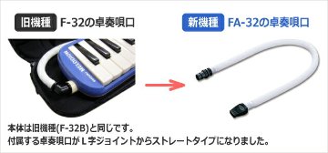 鈴木 学校用 鍵盤ハーモニカ メロディオン FA-32B ブルー 32鍵盤 スズキの画像