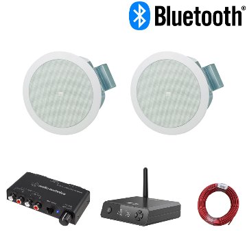 Bluetooth対応 JBL 天井埋込みスピーカーセット 白色 2個セット 自宅/カフェ/店舗BGMの画像