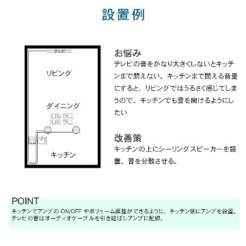 地域限定販売　基本工事付き　BOSE 天井埋め込みスピーカー 黒 + アンプセットの画像