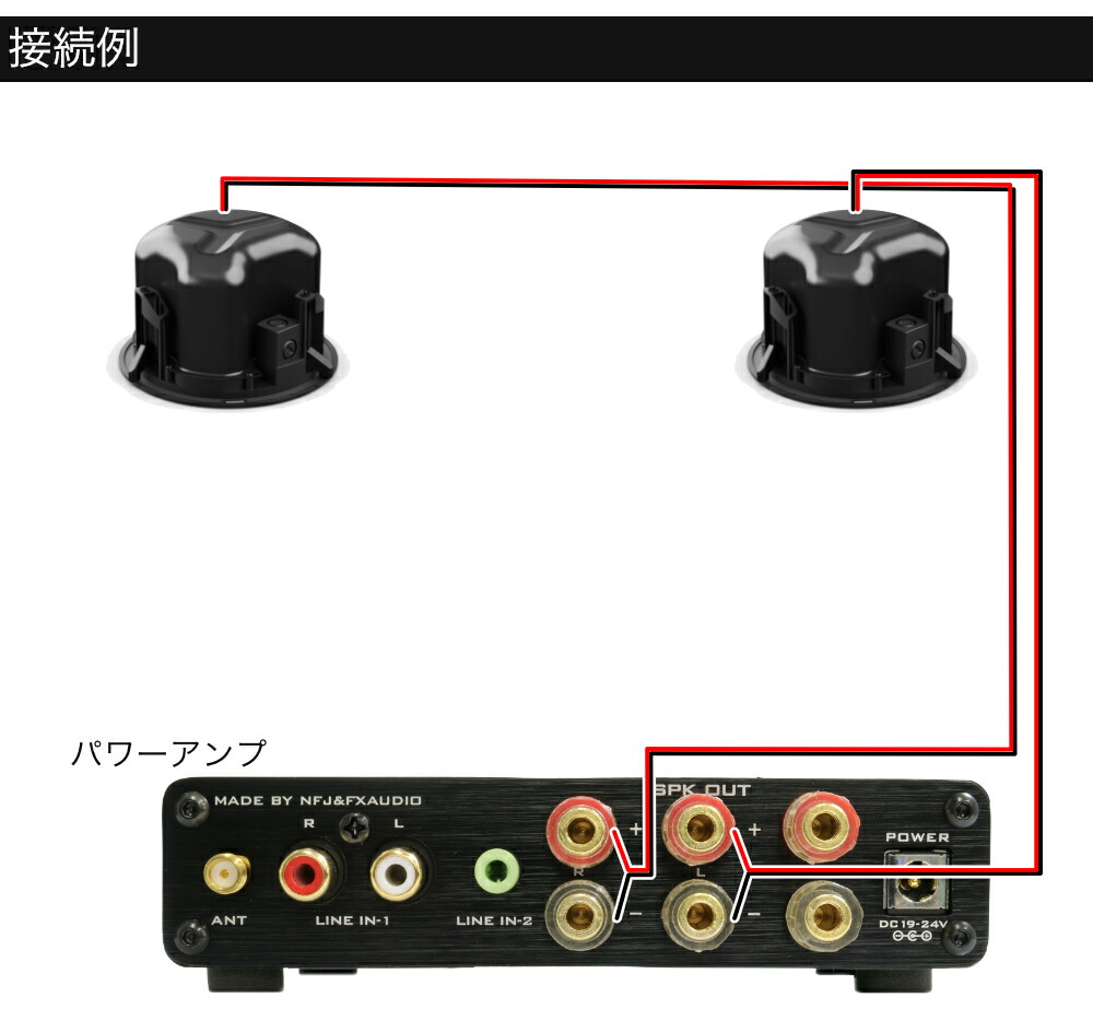BOSE 天井埋込みスピーカー 上位版 DesignMax DM3C ブラック Bluetooth対応 ホワイト 2本 アンプセットの画像