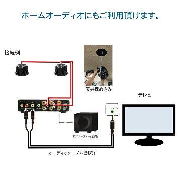 BOSE 天井埋込みスピーカー 上位版 DesignMax DM3C ブラック Bluetooth対応 ホワイト 2本 アンプセットの画像