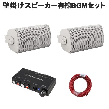 BOSE 壁掛けスピーカー 白色 2本セット パワーアンプ付きの画像