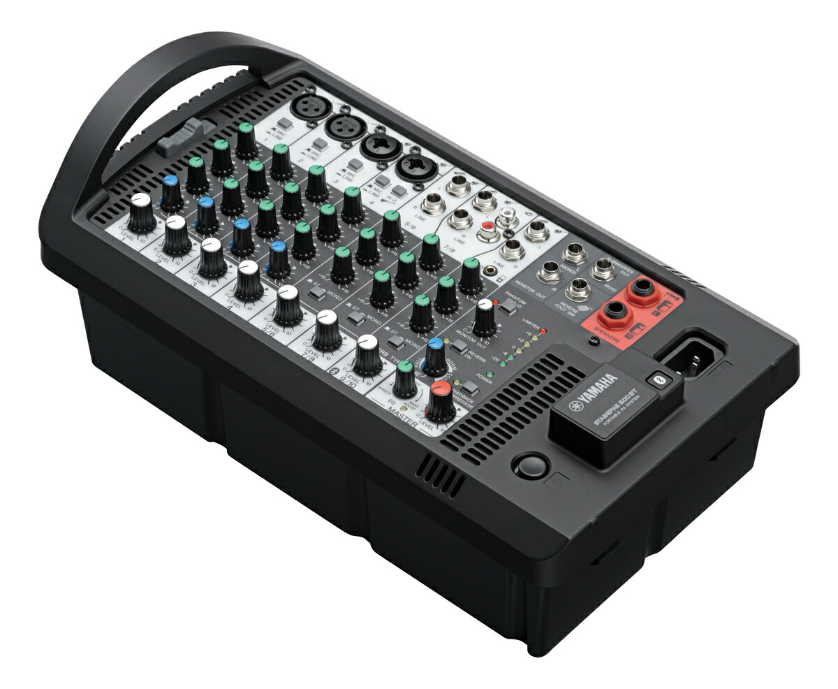 YAMAHA ヤマハ STAGEPAS600BT 野外イベントにお勧めの製品を選定　ワイヤレスマイク２本セットの画像