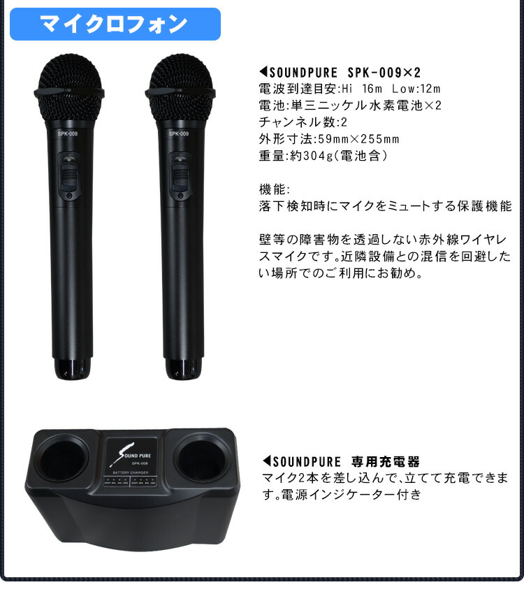 YAMAHA　音響設備セット　赤外線ワイヤレスマイク2本付き　天井埋め込みスピーカーセットの画像