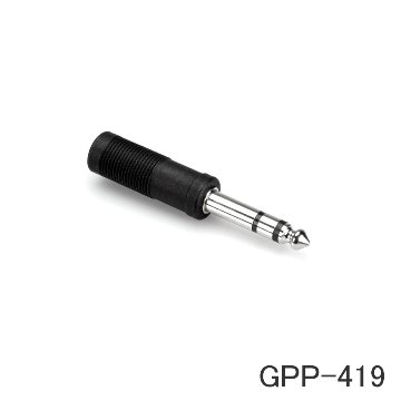 HOSA ホサ モノラルプラグ メス ステレオプラグ オス 変換プラグ 変換アダプタ パラレル出力 GPP-419の画像