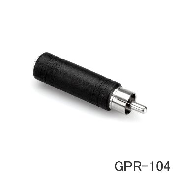 HOSA 標準フォン→RCA　変換アダプター　あると便利の画像